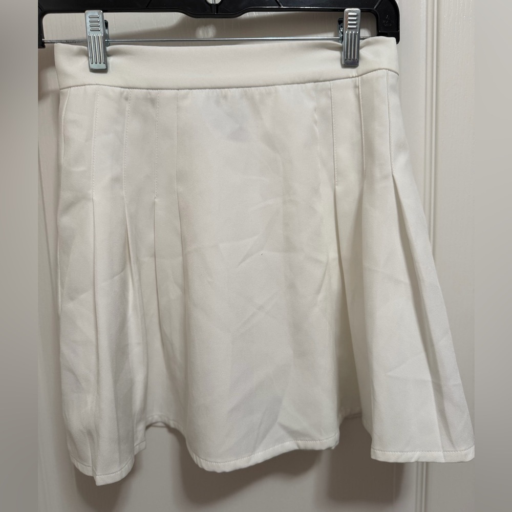 Princess Polly Cream A-Line Skirt